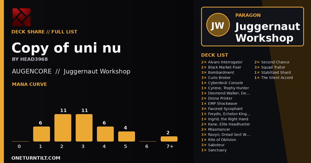 Deck share card